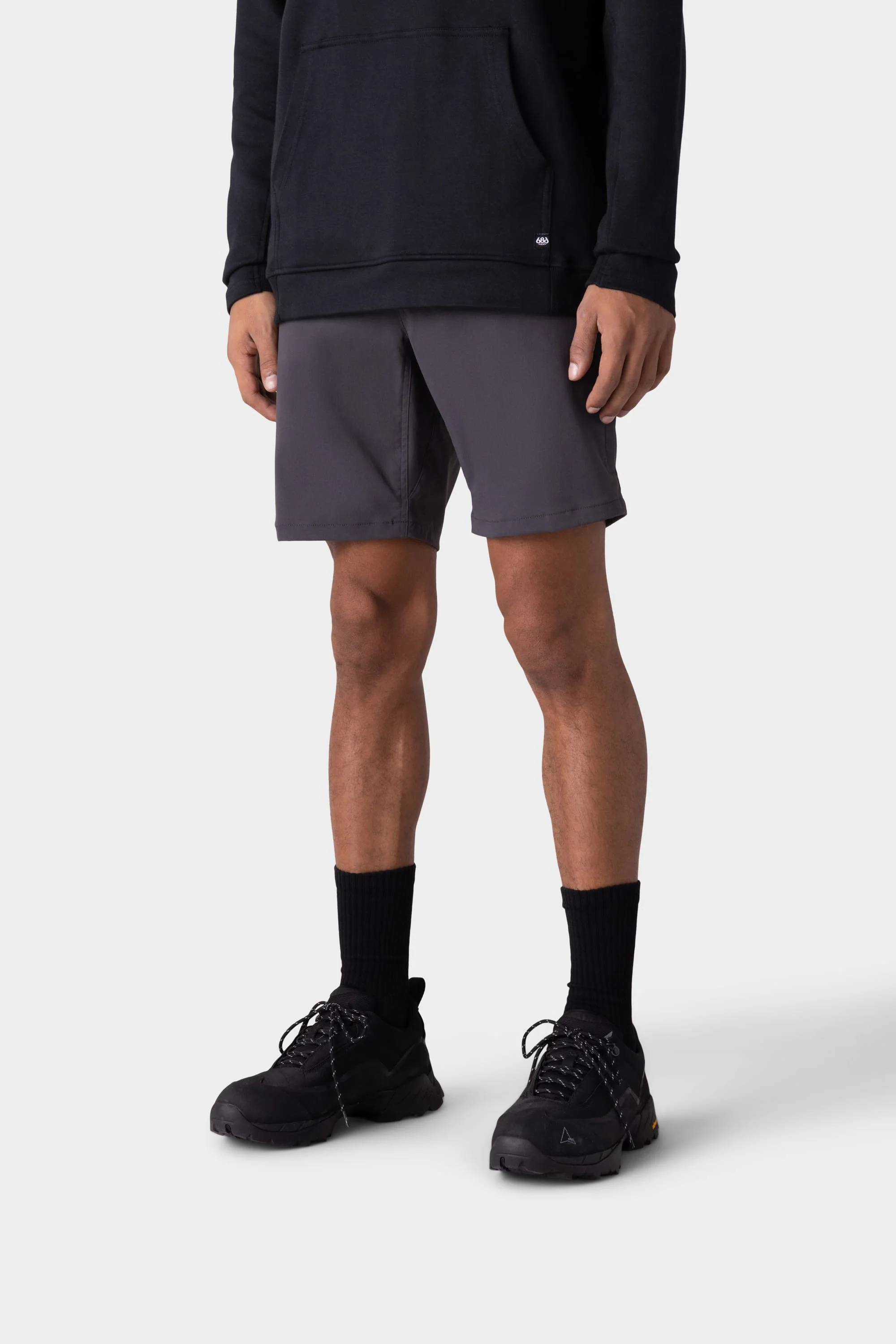686 Everywhere Hybrid Short - Charcoal - Image 4