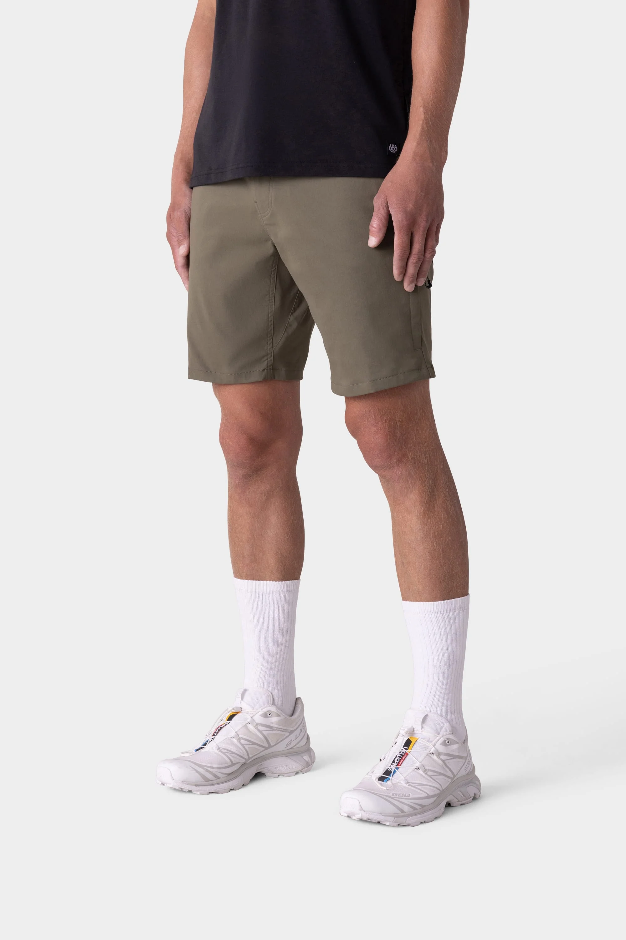 686 Everywhere Hybrid Short - Dusty Fatigue - Image 4