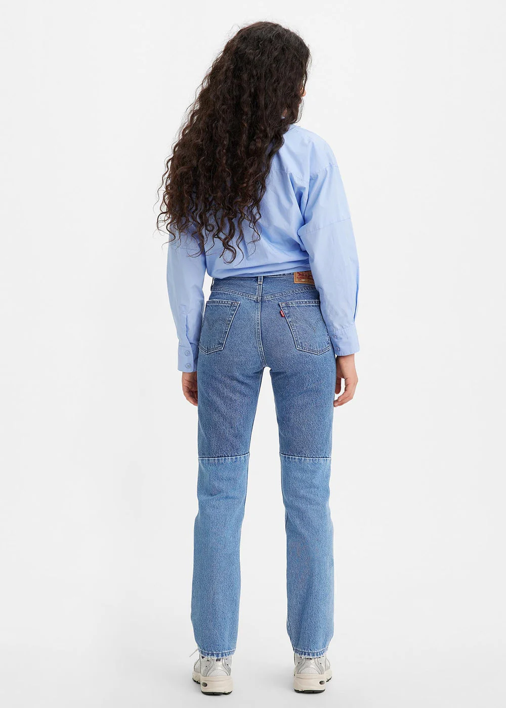 Levi's 501 Pieced  - Medium Indigo Destructed - Image 4